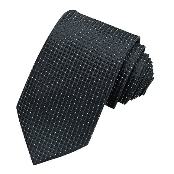 Riecok Mens Neckties Solid Color Classic Woven Formal Men Bowtie Party Wedding Neckwear Black Free Size