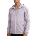 thumbnail image 1 of Riecok Mens Outdoor Jackets with Hood Long Sleeve Zip up Sun Protection Coats Breathable Tops Fishing Workout Clothes Purple 3XL, 1 of 8