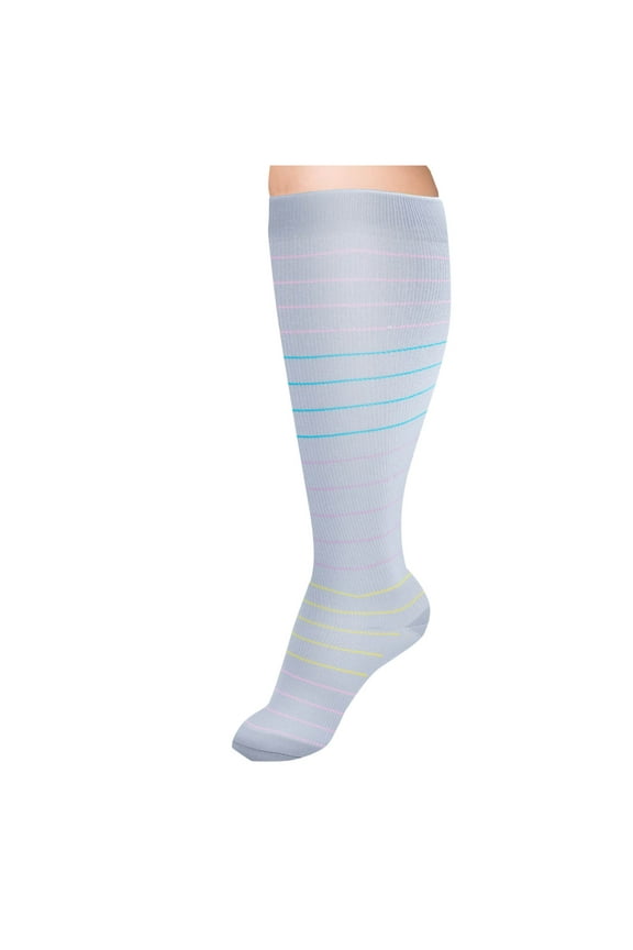 Mens Running Socks Lightweight Cushioned Plus Size Crew Socks Knee High Stretched Winter Warm Socks for Cold Weather