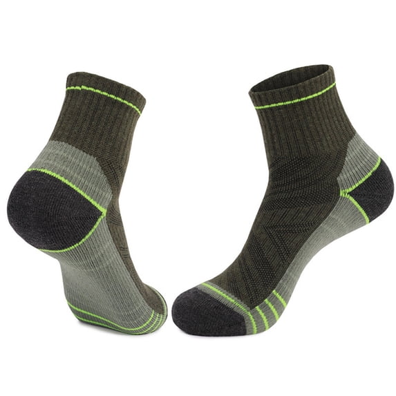 Riecok Mens Socks Lightweight Cushioned Athletic Crew Socks Mid Calf Stretched Comfortable Sport Socks for Travel Hiking and Running