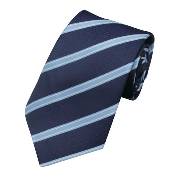 Riecok Neckties for Men Striped Classic Woven Formal Men Bowtie Party Wedding Neckwear Light Blue Free Size