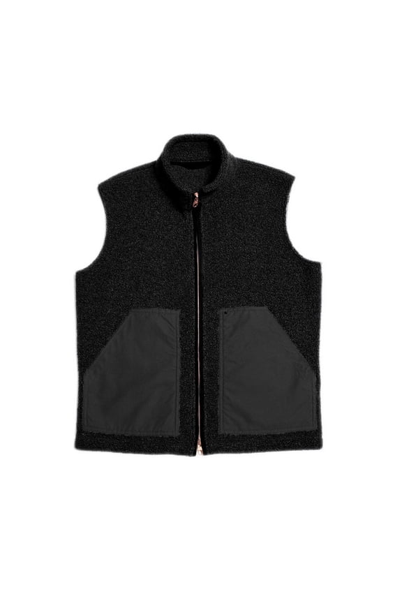 Outdoor Vest for Men Sleeveless Jackets Fleece Zip up Coats with Pockets Casual Warm Outerwear