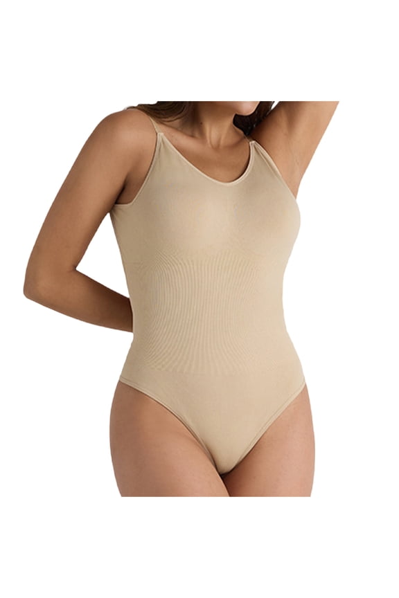 Plus Size Bodysuits for Women Seamless Stretchy Sleeveless Jumpsuits Solid Activewear Yoga Shapewear