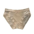 thumbnail image 1 of Riecok Plus Size Brief Underwear for Women Seamless Stretch Ice Silk Breathable Comfortable Underwear Panties Pink L, 1 of 3