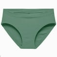 thumbnail image 1 of Riecok Plus Size Briefs for Women Seamless Plus Size Butt Lifting Stretch Full Front Back Coverage Underwear Green XL, 1 of 4