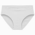 thumbnail image 1 of Riecok Plus Size Briefs for Women Seamless Plus Size Butt Lifting Stretch Full Front Back Coverage Underwear White XL, 1 of 4
