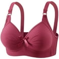 thumbnail image 1 of Riecok Push up Bras for Women Plus Size Wireless Bras Full Coverage Support Everyday Bras Comfortable Convertible Straps Bras, 1 of 8