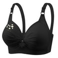 thumbnail image 1 of Riecok Push up Bras for Women Stretch Wireless Bras Full Coverage Support Bras Breathable Comfortable Bras, 1 of 1