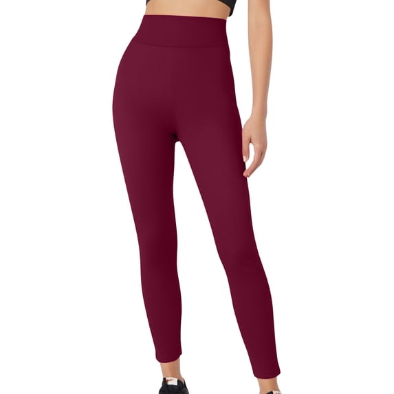 Riecok Seamless Leggings for Women Stretchy Elastic Waist Pants Lightweight Fall Leggings Athletic Running Pants