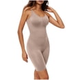 thumbnail image 1 of Riecok Seamless Shapewear Bodysuit Stretchy Adjustable Strap Sleeveless Jumpsuits Solid Butt Liftings Workout Shapewear, 1 of 8
