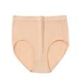 thumbnail image 1 of Riecok Seamless Underwear for Women Briefs High Waist Tummy Control Butt Lifting Seamless Comfortable Panties Beige XXL, 1 of 8