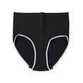 thumbnail image 1 of Riecok Seamless Underwear for Women Briefs High Waist Tummy Control Butt Lifting Seamless Comfortable Panties Purple XL, 1 of 3