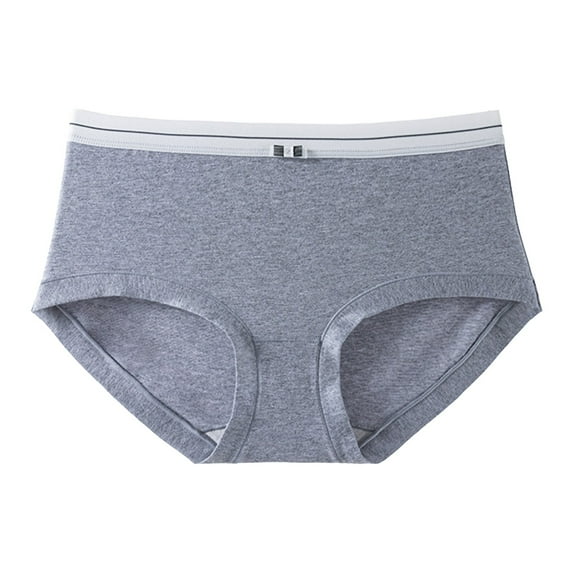 Riecok Seamless Underwear for Women Lace Stretch Seamless Breathable Comfortable Underwear Panties Gray XXL