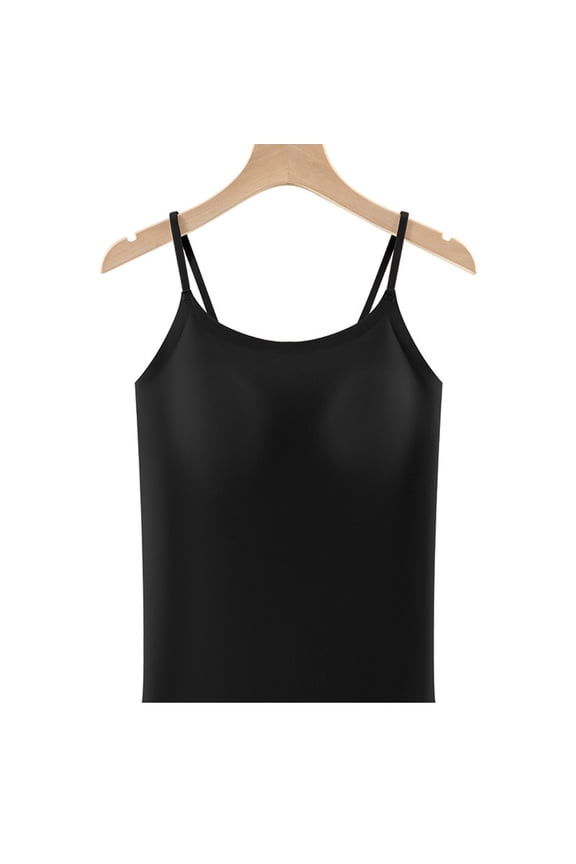 Shapewear Bodysuit for Women Shapewear for Women Tummy Control Bodysuit Round-Neck Built-In Breast Pads Button Warmth Winter Fall Fashion Shaper Slimming Girdles Soft Black L