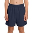 thumbnail image 1 of Riecok Sport Shorts for Boys Summer Elastic Waist Pull on Shorts Solid Breathable Casual Workout Clothes, 1 of 8