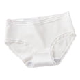 thumbnail image 1 of Riecok Stretch Panties for Women High Waist Plus Size Plus Size Breathable Full Front Back Coverage Underwear White XL, 1 of 3