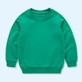 thumbnail image 1 of Riecok Toddler Baby Boy Girl Basic Solid Plain Cotton T Shirts Long Sleeve Round Neck Plain Shirt Spring Fall Clothes Kids Casual Pullover Shirts Green 11 Years, 1 of 3
