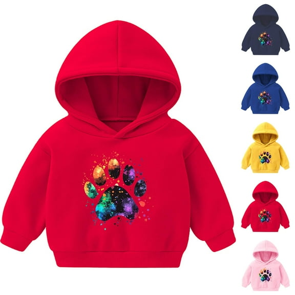 Riecok Toddler Baby Boys Girls Cotton Hoodie Sweatshirt Long Sleeve With Pockets Crewneck Trendy Oversized Love Pattern Kids Warm Winter Hoodies Pullover Hooded Sweatshirt Navy 3 T