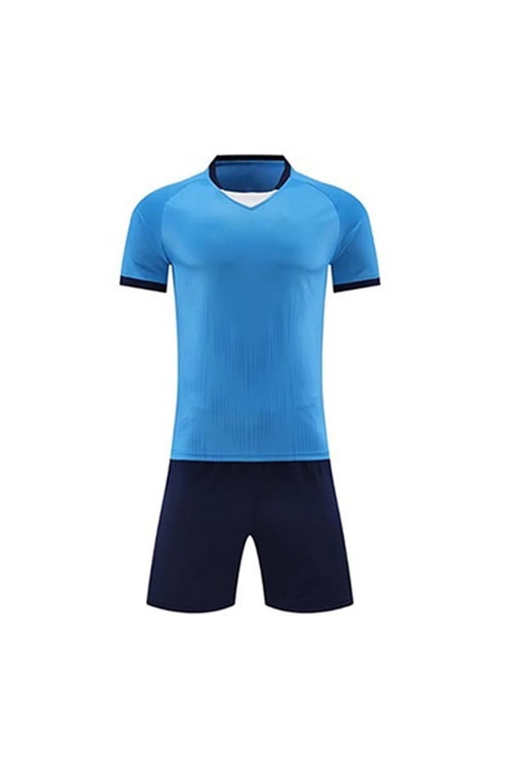 Toddler Boys Short Set Breathable Short Sleeve T Shirt Shorts Mesh 2 Piece Football Training Uniform Sportwear Sets