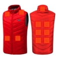 thumbnail image 1 of Riecok Unisex Heated Vest Sleeveless Heating Jackets with 9 Heating Zones Winter Warm Outerwear for Camping, 1 of 8