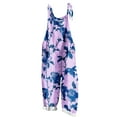thumbnail image 1 of Riecok Wide Leg Jumpsuit for Women Sleeveless One Piece Rompers Casual Beach Vacation Overalls with Pockets, 1 of 5