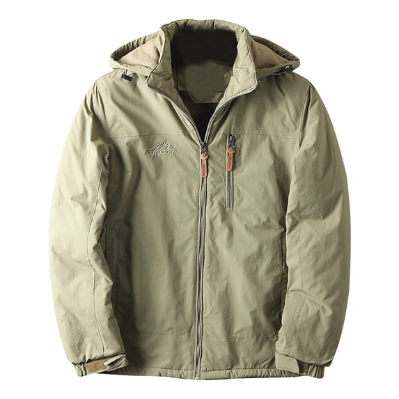 Riecok Windbreaker Jackets for Men Long Sleeve Hooded Jackets Zip Up Raincoat with Pockets Casual Althletic Outetwear