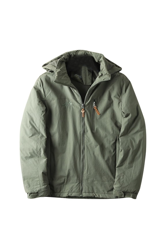 Windbreaker Jackets for Men Long Sleeve Hooded Jackets Zip Up Raincoat with Pockets Casual Althletic Outetwear