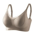 thumbnail image 1 of Riecok Wireless Womens Bras Seamless Full Coverage Support Bras Push Up Bras Breathable Comfortable Bras, 1 of 5