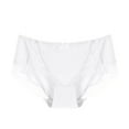 thumbnail image 1 of Riecok Women Underwear Panties Seamless Stretch Ice Silk Breathable Comfortable Panties White XL, 1 of 4