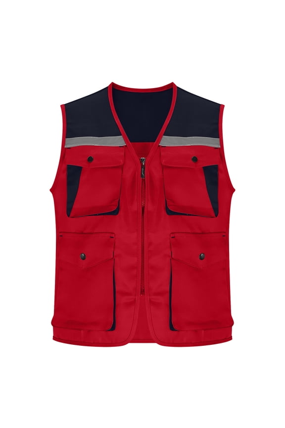 Women's Travel Vest with Multi Pockets V Neck Breathable Sleeveless Jackets Zip up Fishing Camping Outerwear