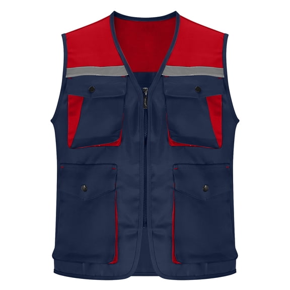 Riecok Women's Travel Vest with Multi Pockets V Neck Breathable Sleeveless Jackets Zip up Fishing Camping Outerwear