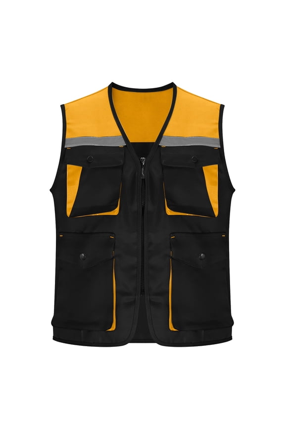 Women's Travel Vest with Multi Pockets V Neck Breathable Sleeveless Jackets Zip up Fishing Camping Outerwear