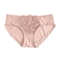 thumbnail image 1 of Riecok Womens Briefs Seamless Tummy Control Ice Silk Breathable Comfortable Underwear Panties Hot Pink XL, 1 of 4