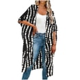 thumbnail image 1 of Riecok Womens Cover Up Top Short Sleeve Open Front Cover Ups Lightweight Breathable Summer Vacation Cardigans, 1 of 5