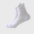 thumbnail image 1 of Riecok Womens Running Socks Lightweight Cushioned Non Grip Crew Socks Mid Calf Stretched Athletic Socks for Everyday Wear, 1 of 4