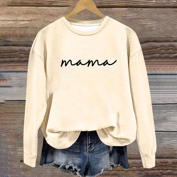 Riecok Xmas Plain Crewneck Hoodless Sweatshirt Women Crew Neck Soft Fashion Holiday Lounge Outfit Casual Graphic Pullover Comfy Oversized Loose Fall Beige XXL