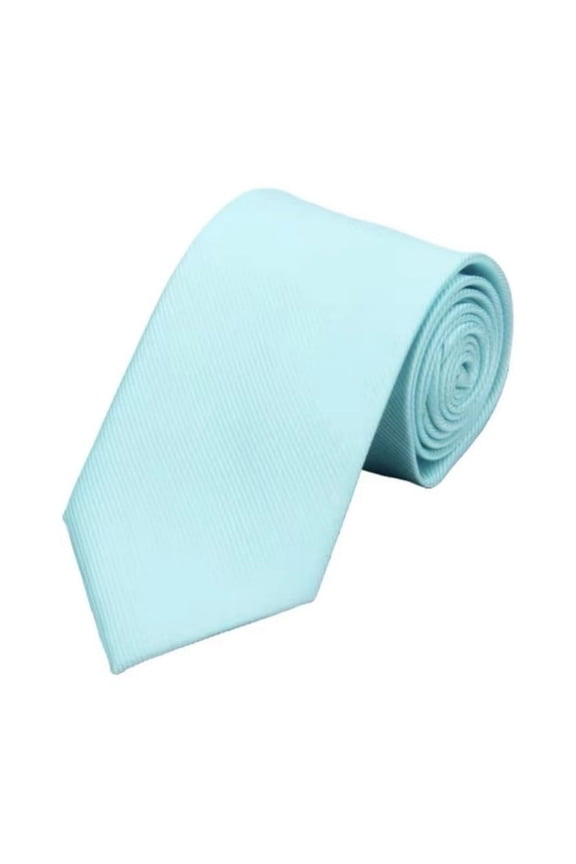 Zipper Tie Men Solid Color Lazy Pretied Business Formal Men Bowtie Party Wedding Tie Light Blue Free Size