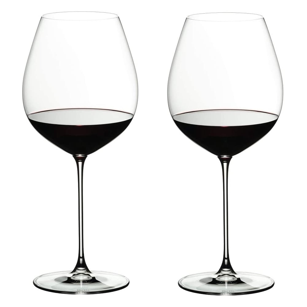 G Francis Unique Wine Glasses Set of 4 - 16oz Square Bottom Modern