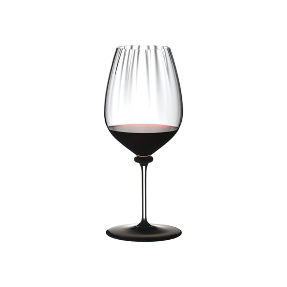 Riedel 4884/0 N Fatto A Mano Performance Cabernet Wine Glass, 29 oz, Black Base