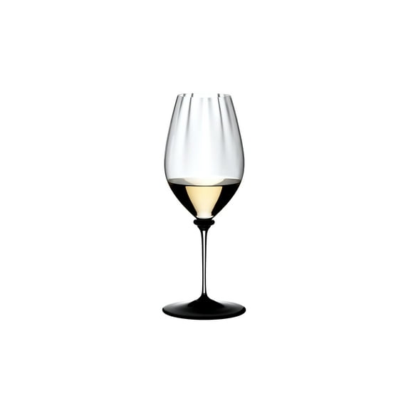Riedel 4884/15 N Fatto A Mano Performance Riesling Wine Glass, 21 oz, Black Base