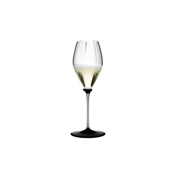Riedel 4884/28 N Fatto A Mano Performance Champagne Glass, 13 oz, Black Base