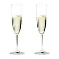 thumbnail image 1 of Riedel 6.4 Fluid Ounce Vinum Cuvee Wine Flute Crystal Glass, Set of 2, 1 of 4