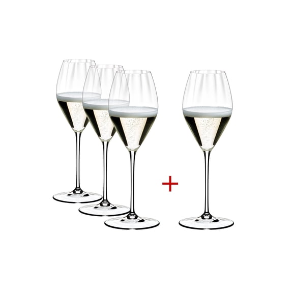 Riedel Performance Champagne Wine Glasses, Buy 3 Get 4