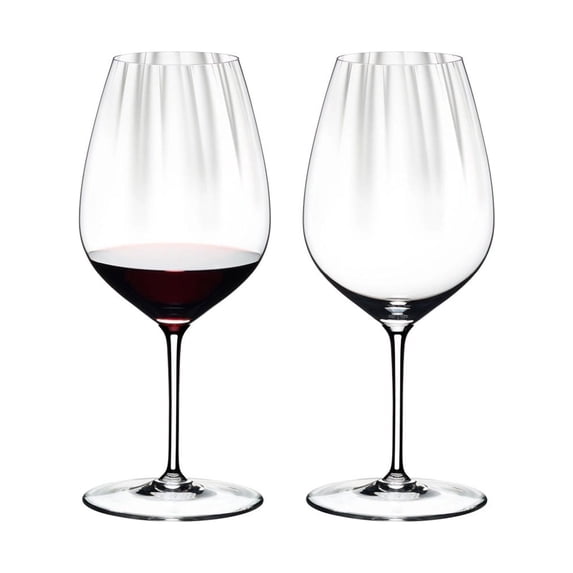 Riedel Performance Dishwasher Safe Crystal Cabernet Red Wine Glass Set (2 Pack)