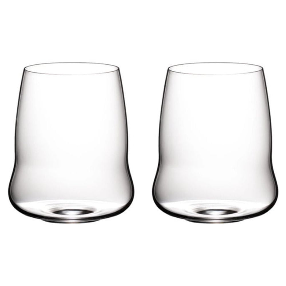 Riedel Stemless Wine Glass, Stacked Logo - Berea College Visitor Center &  Shoppe
