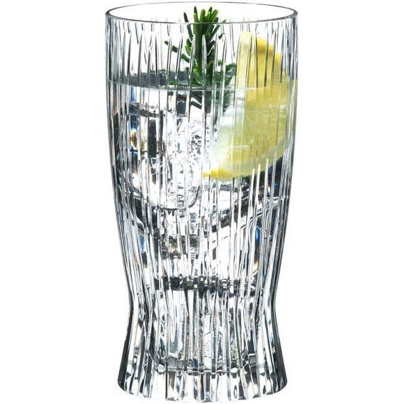 Riedel Glass Tumbler Fire Longdrink, Set of 2, Elevate Your Wine Experience, Clear