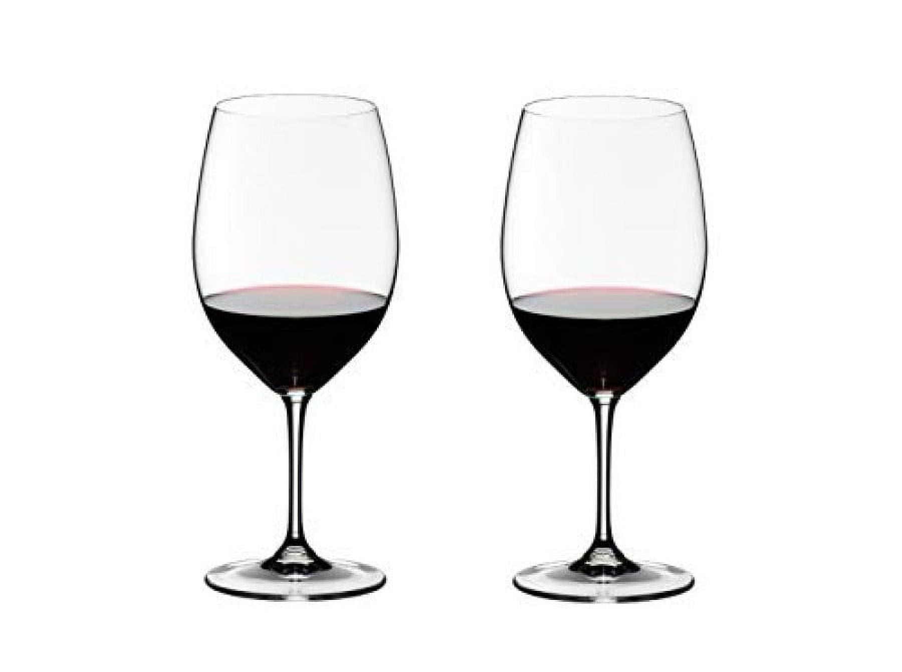 Riedel Vinum Clear Lead Crystal Cabernet Wine Glass Set
