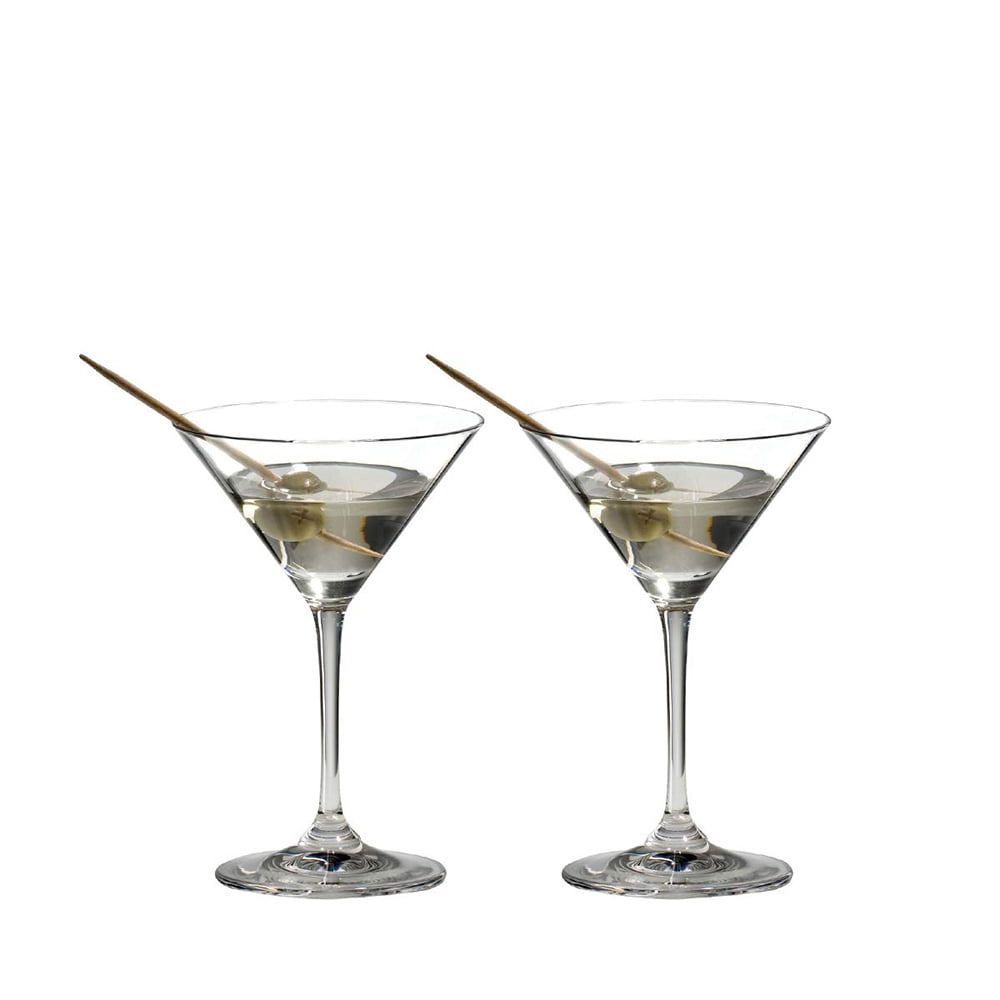 Riedel Vinum Clear Crystal Martini Glass Set of 2