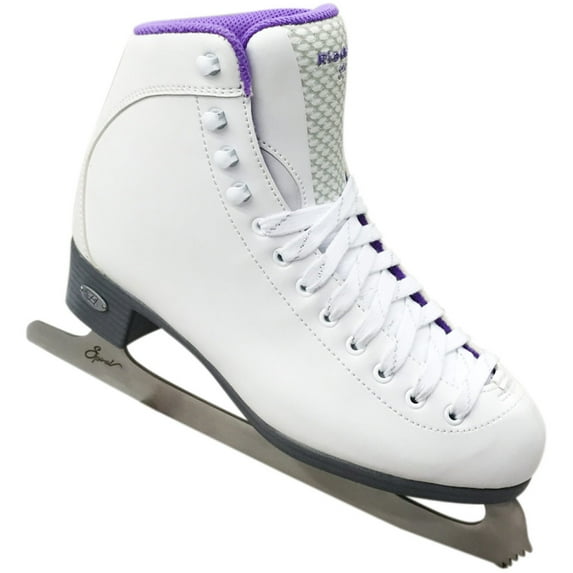 Riedell 118 Sparkle Figure Skates With Spiral Blades
