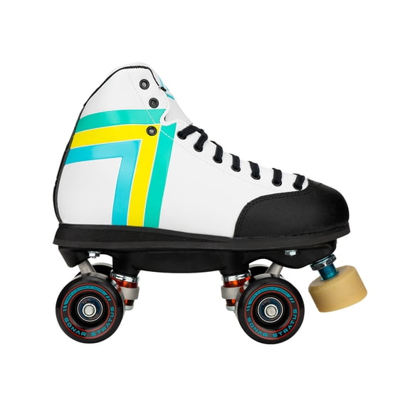 Riedell Quad Outdoor Roller Skates - Antik Skyhawk Park Skate Set (Size 6 ,White)